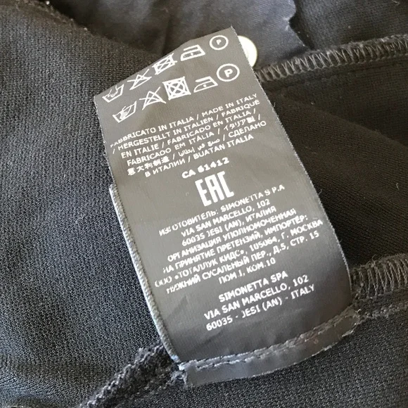 BALMAIN BLACK SHIMMERING PINSTRIPE SHORTS - Picture 9 of 16